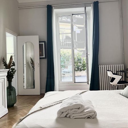 Superbe Appartement De 105 M2, Hyper Centre Avec Terrasse, Parking, A 5 Min De La Mer Νίκαια Εξωτερικό φωτογραφία